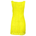 Desigual Yellow Polyester Women Sleeveless Dress DE-18729-M