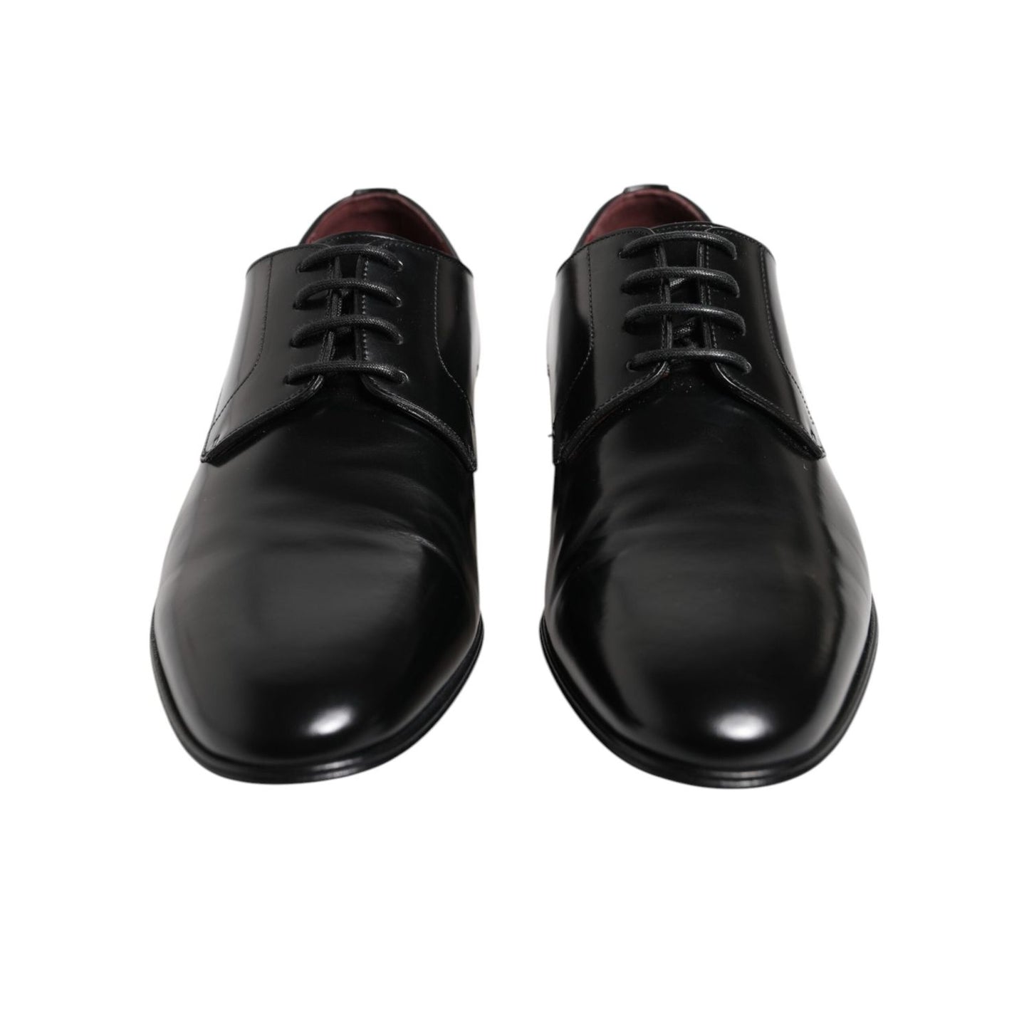 Dolce & Gabbana Black Leather Lace Up Derby Dress Formal Shoes