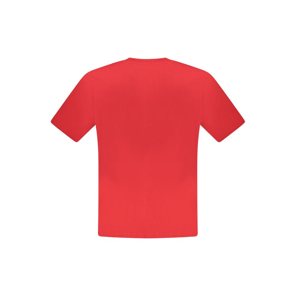 North Sails Red Cotton Men T-Shirt