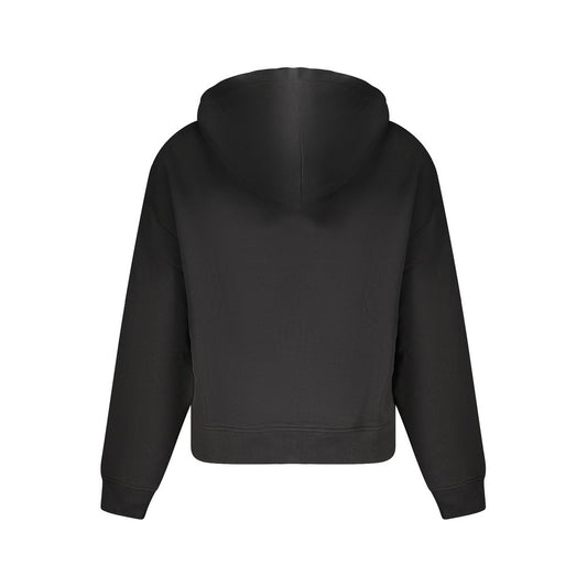 Tommy Hilfiger Black Cotton Women Hoodie TO-36234-XS