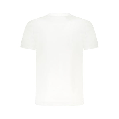 Cavalli Class White Cotton Men T-Shirt