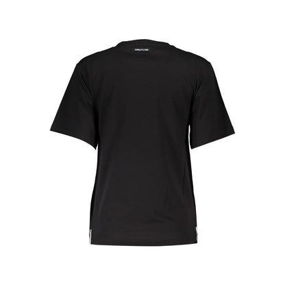 Cavalli Class Black Cotton T-Shirt