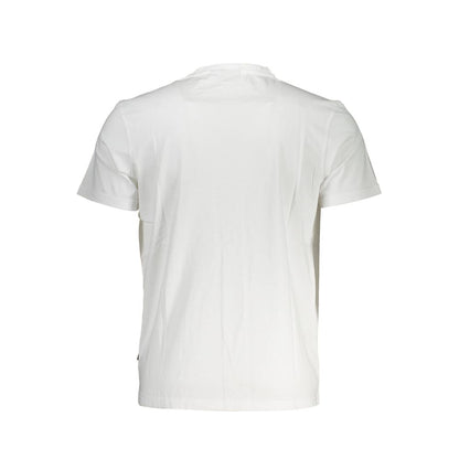 Napapijri White Cotton T-Shirt