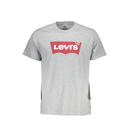 Levi's Brown Cotton Men T-Shirt with Levi's logo, crew neck style, showcasing classic look in brown hue ideal for casual occasions.