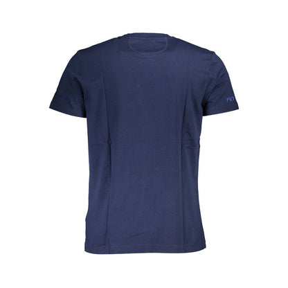 La Martina Blue Cotton T-Shirt