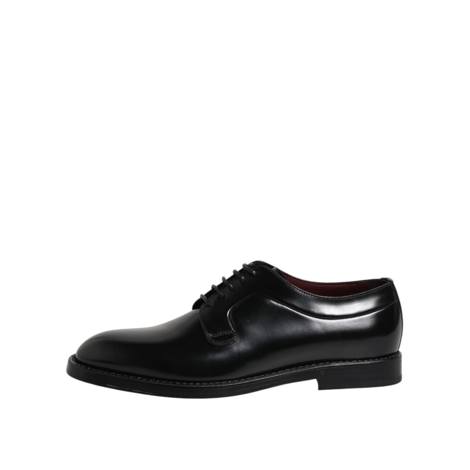Dolce & Gabbana Black Leather Lace Up Derby Dress Formal Shoes