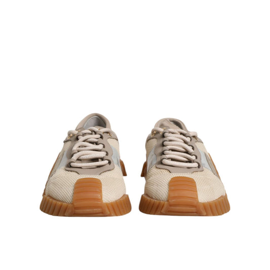 Dolce & Gabbana Multicolor Lace Up Low Top NS1 Sneakers Shoes