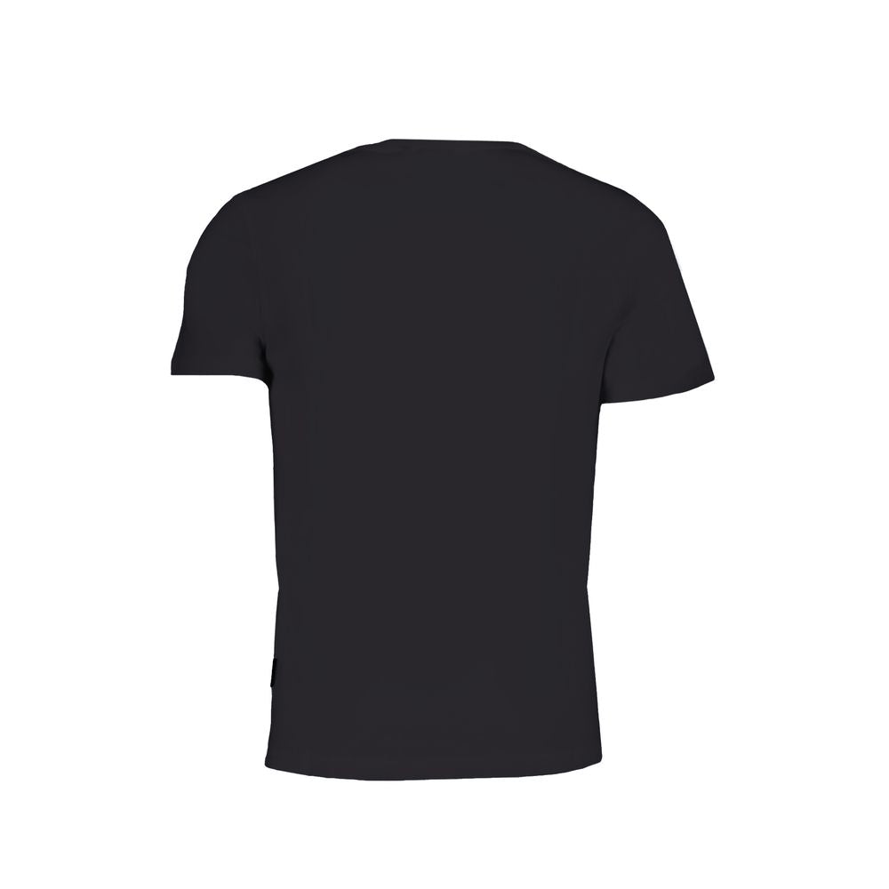 Napapijri Black Cotton T-Shirt Napapijri