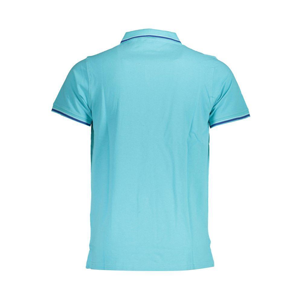 Norway 1963 Blue Cotton Men Polo Shirt