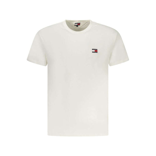Tommy Hilfiger White Cotton Men T-Shirt TO-38469-XXL