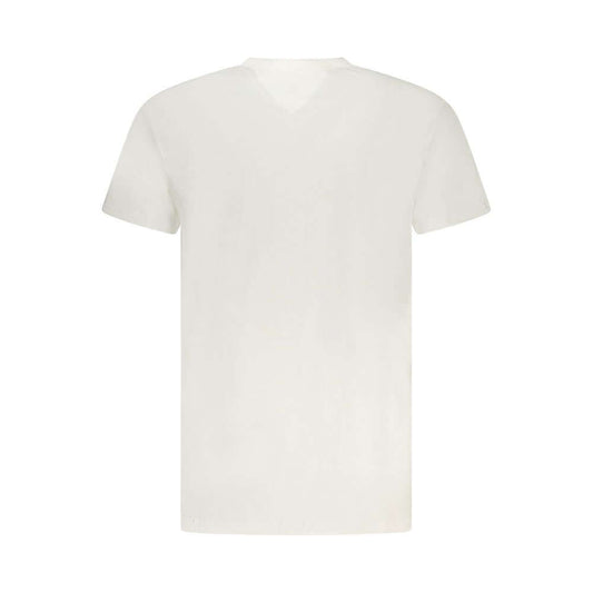 Tommy Hilfiger White Cotton Men T-Shirt TO-38469-XXL