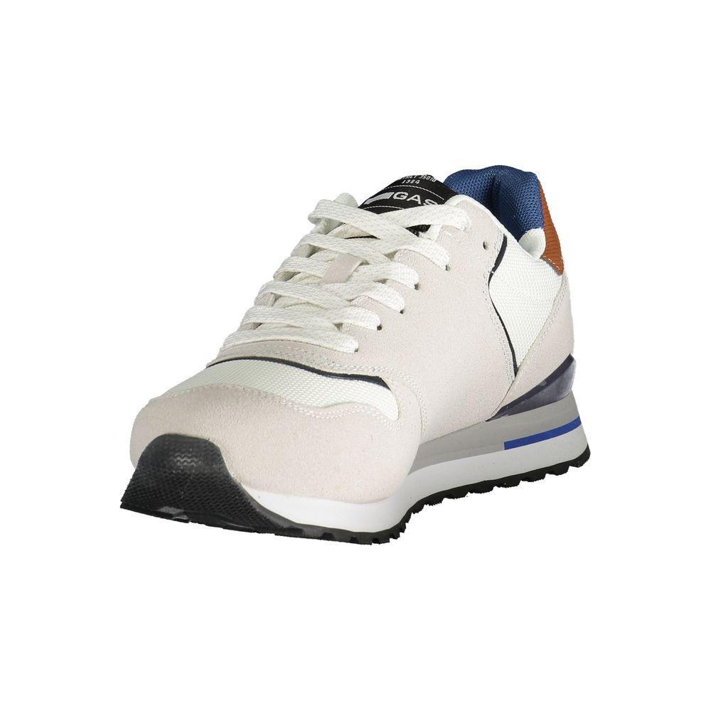 Gas White Polyester Men Sneaker GA-38581-EU44/US11