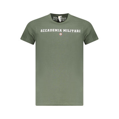 Accademia Militare Green Cotton T-Shirt