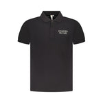 Accademia Militare Black Cotton Polo Shirt AC-36560-S