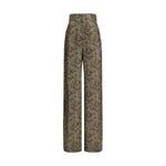 Saint Laurent Paisley patterned silk Pants SA-820232Y6K901355-IT40 | M