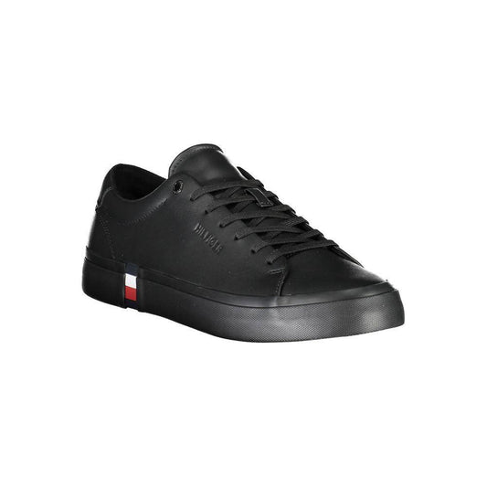 Tommy Hilfiger Black Polyester Sneaker TO-20179-EU40/US7