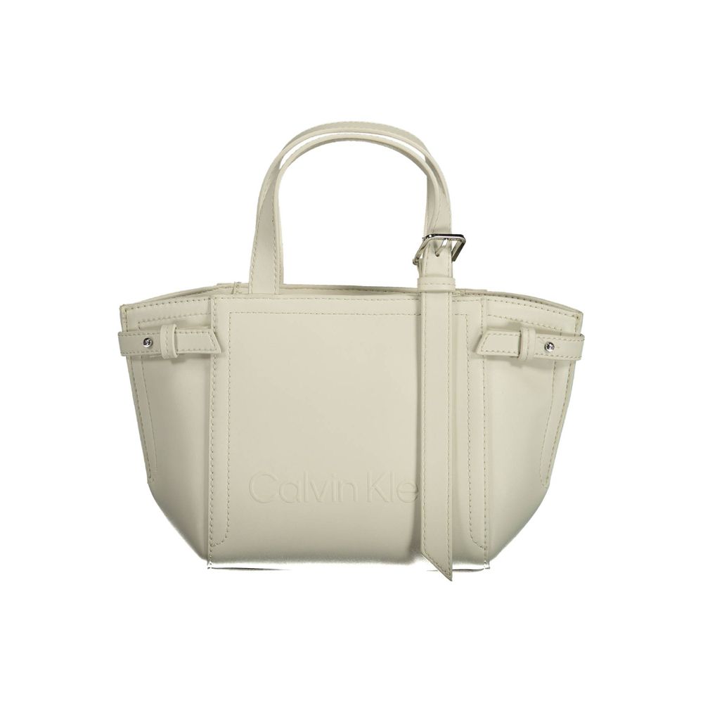 Front view with bag zipped and handles upright.