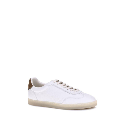 Brunello Cucinelli Leather Sneakers BR-MZUKSGJ336CZX01-EU42/US9