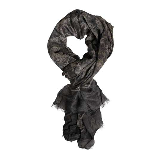 Dolce & Gabbana Camouflage Neck Warmer Wrap Foulard Scarf MS7383