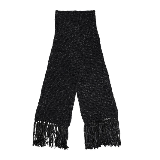 Dolce & Gabbana Black Cashmere Neck Warmer Wrap Shawl Scarf MS7451