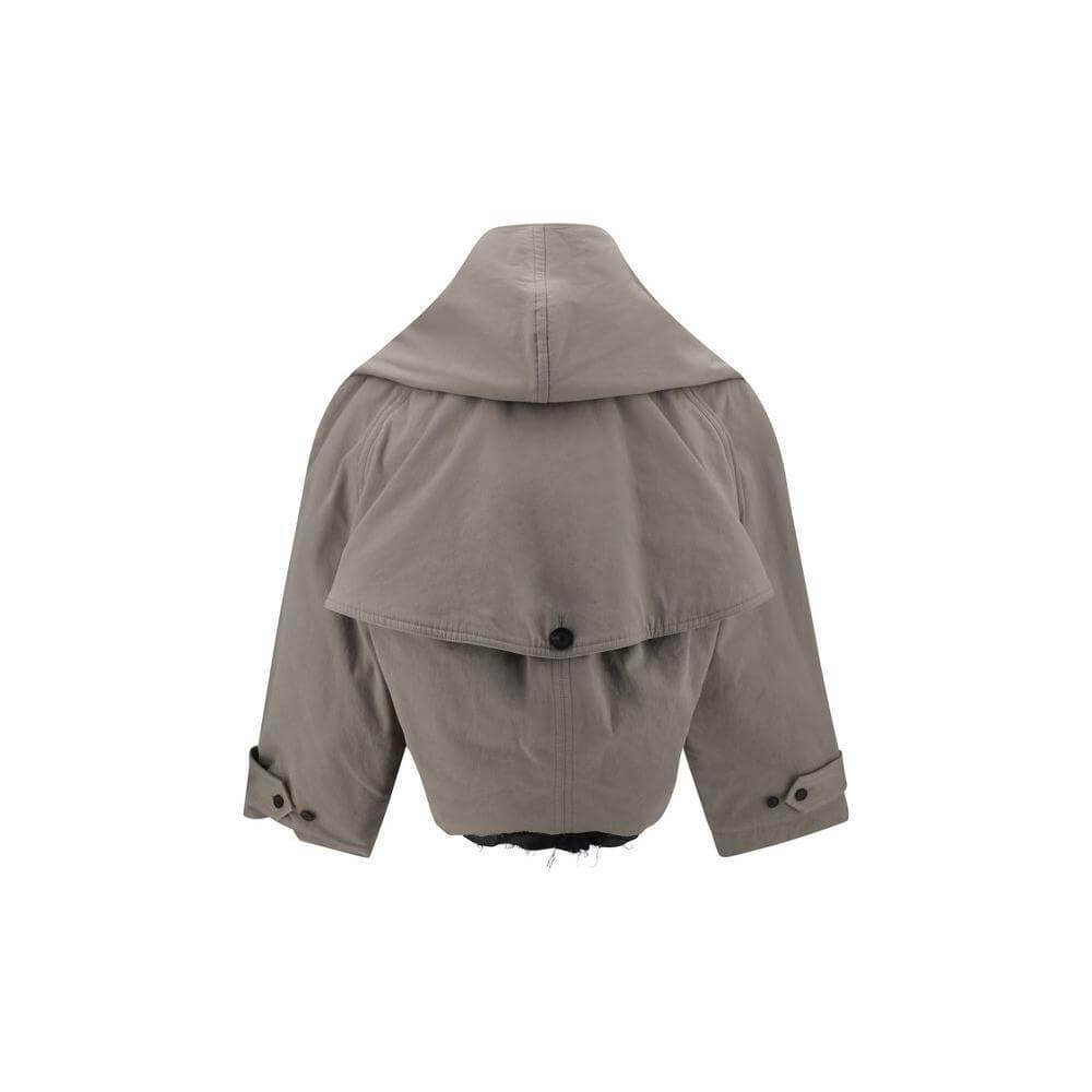 Balenciaga Reverse hooded Trench Coat BA-831516TQP079966-IT36 | XS