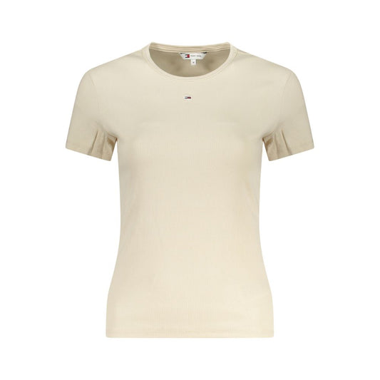 Tommy Hilfiger Beige Cotton Tops & T-Shirt TO-38429-L