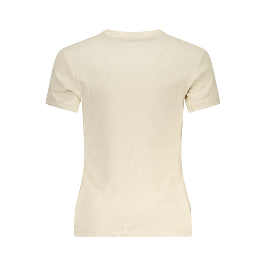 Tommy Hilfiger Beige Cotton Tops & T-Shirt TO-38429-L