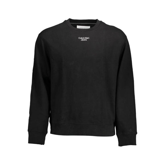 Calvin Klein Black Cotton Men Sweater