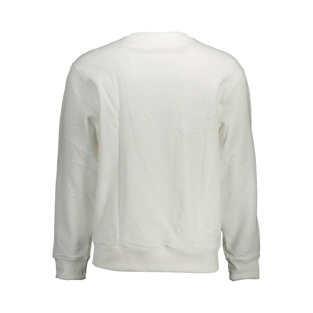 Calvin Klein White Cotton Men Sweater