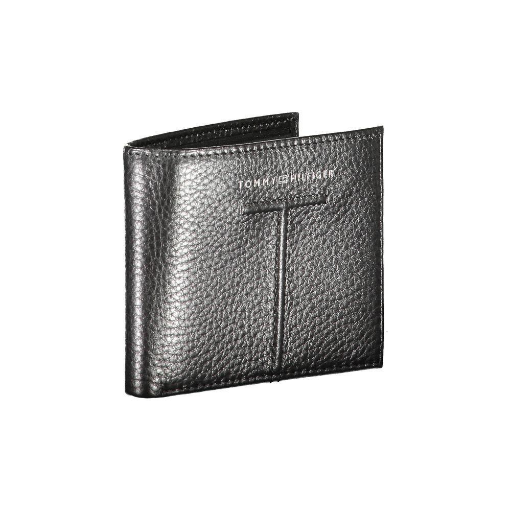 Tommy Hilfiger Black Leather Wallet TO-16795