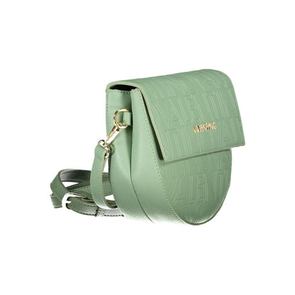 Mario Valentino Green Polyethylene Handbag with adjustable straps and automatic closure