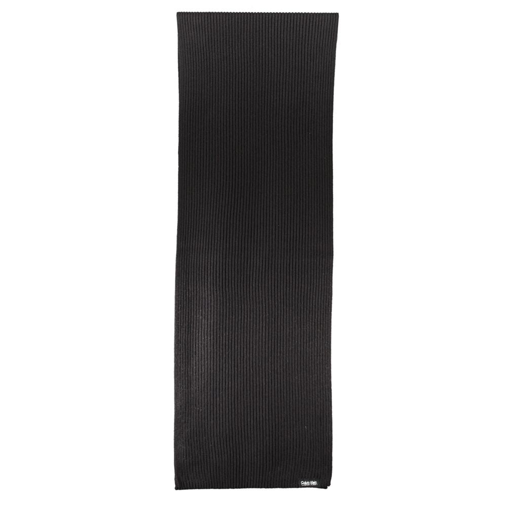 Calvin Klein Black Cotton Scarf CA-27479