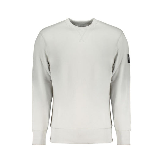 Calvin Klein Gray Cotton Sweater CA-29490-XXL