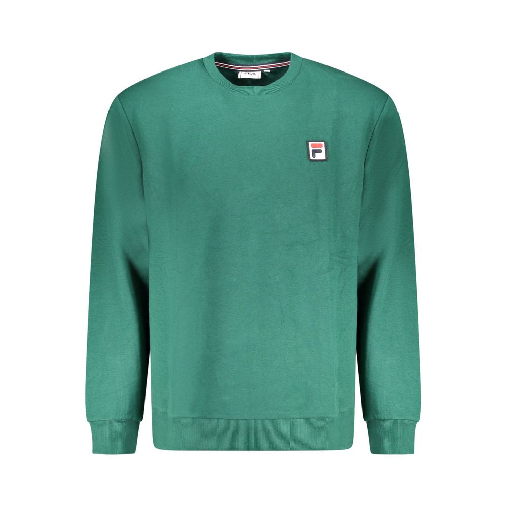 Fila Green Cotton Men Sweater