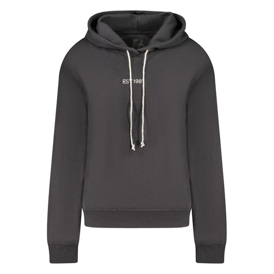 Guess Jeans Black Cotton Sweatshirt