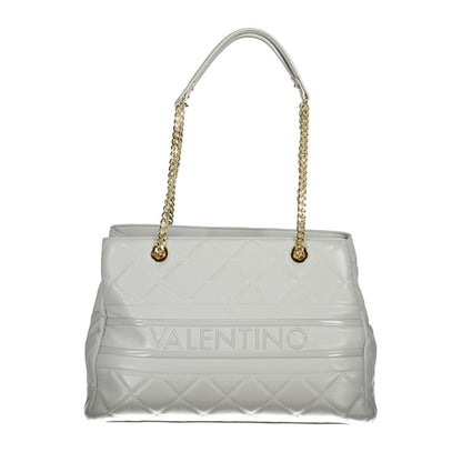 Mario Valentino Gray Polyethylene Handbag
