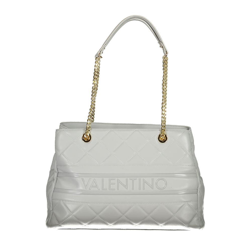Front view with bag zipped and handles upright.