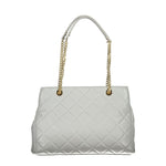 Mario Valentino Gray Polyethylene Handbag VA-36069