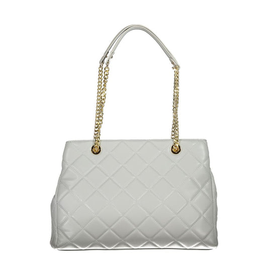 Mario Valentino Gray Polyethylene Handbag VA-36069