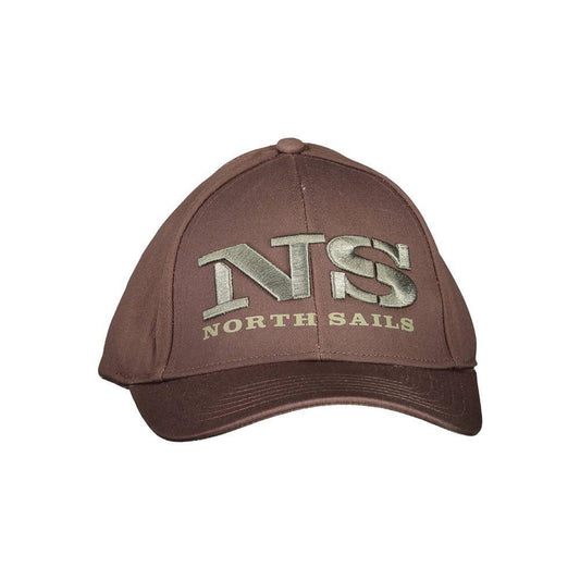 North Sails Brown Cotton Hats & Cap NO-16331