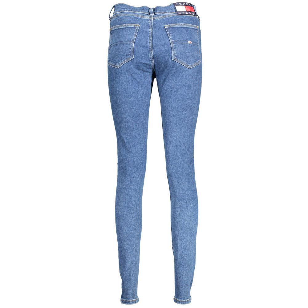 Tommy Hilfiger Blue Cotton Women Skinny Jean