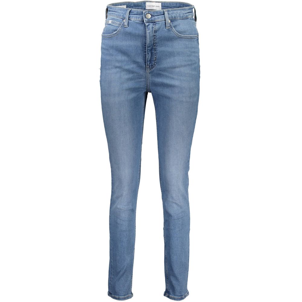 Calvin Klein Blue Cotton Women Jeans