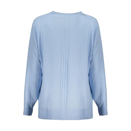 Guess Jeans Blue Cotton Sweater
