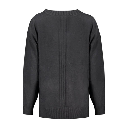Guess Jeans Black Cotton Sweater