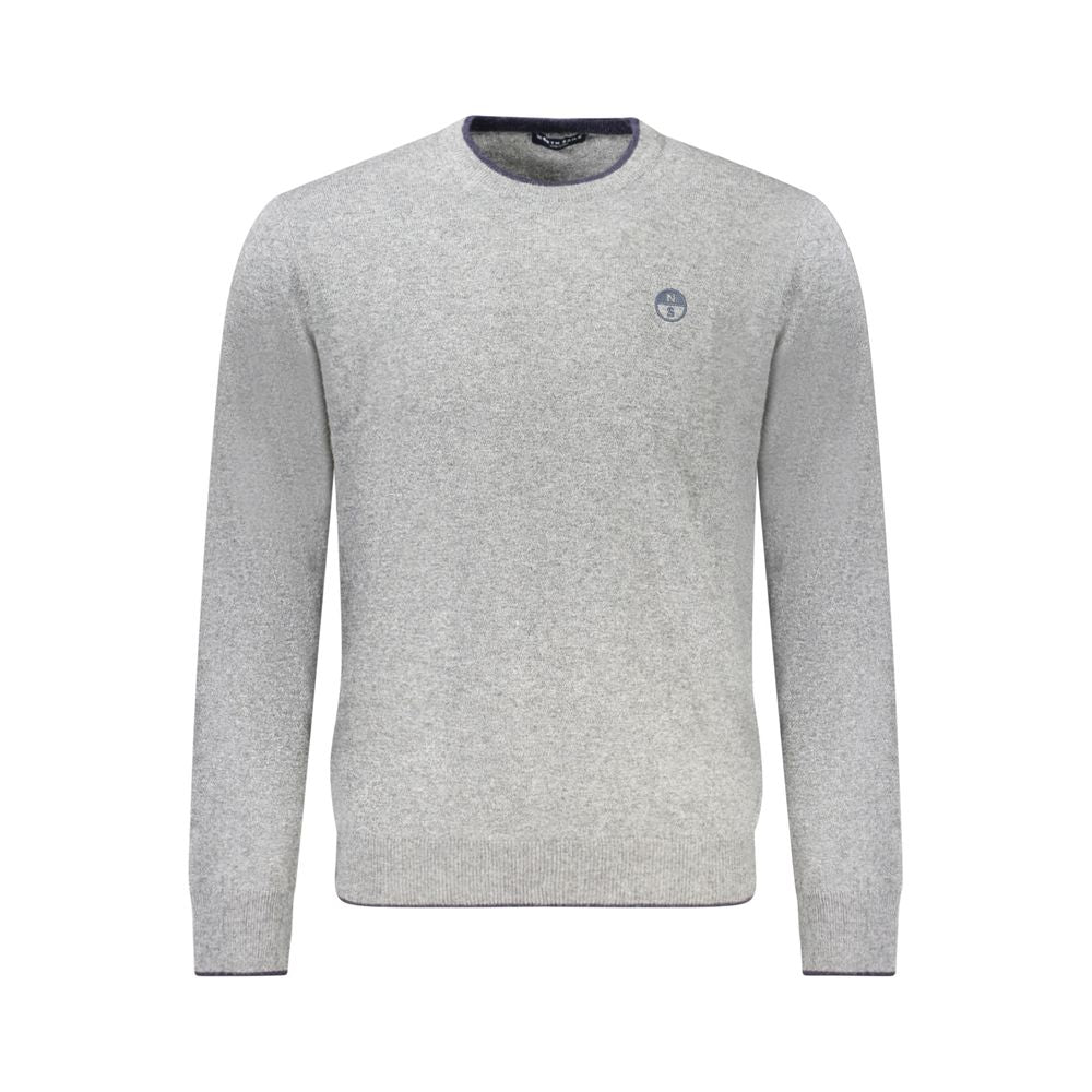 North Sails Gray Cashmere Sweater NO-32942-XXL