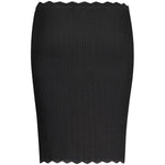 Guess Jeans Black Viscose Skirt GU-33289-XS