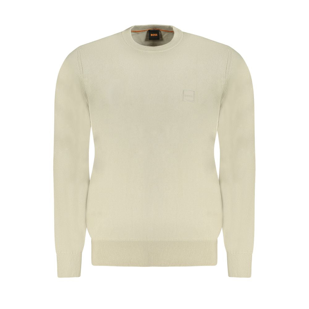 Hugo Boss Beige Cotton Sweater BO-33904-M
