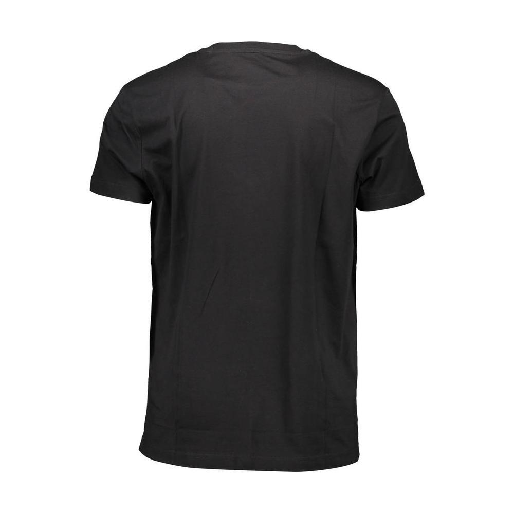 Diesel Black Cotton T-Shirt DI-5436-XXL