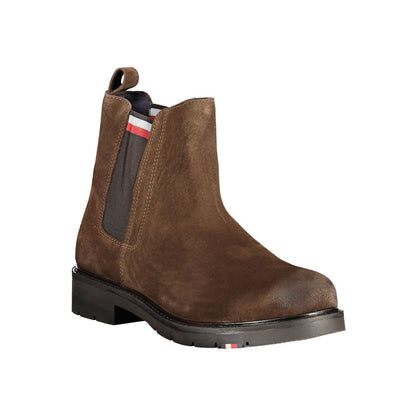 Tommy Hilfiger Brown Polyester Ankle