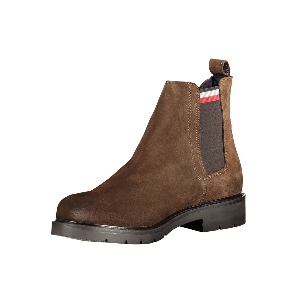 Tommy Hilfiger Brown Polyester Ankle